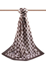 Medina Silk Shawl - Modern Geometric Pattern - TryAladdin