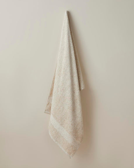 Professional-Grade Melange Cotton Bath-Towel 80x150cm Beige