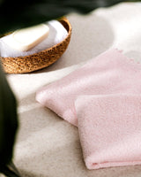 Melly Crocheted 100% Cotton Hand Towel Set, 2 - Pack, Dusty Pink - TryAladdin