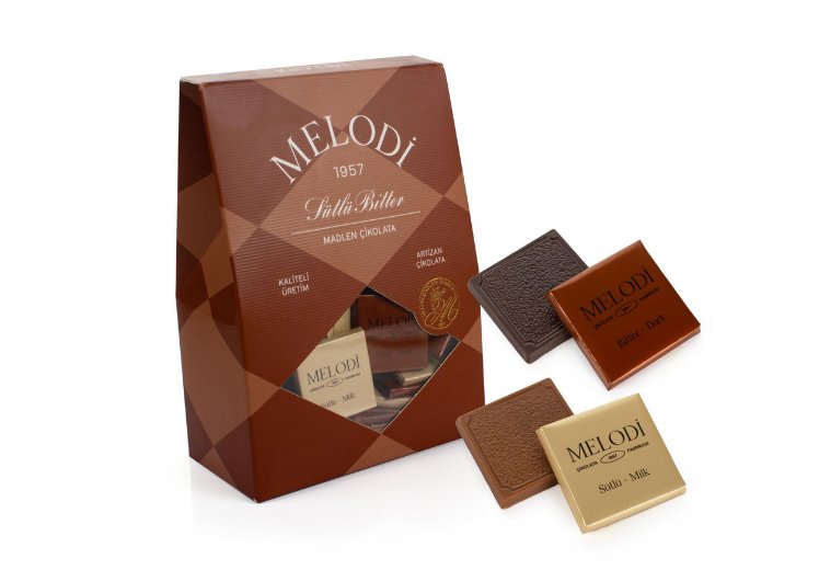 Melodi - Pyramid Box Madlen Chocolate - 400 Grams – Aladdin