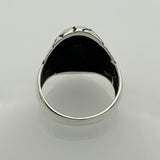 Men's Anchor Design Silver Ring