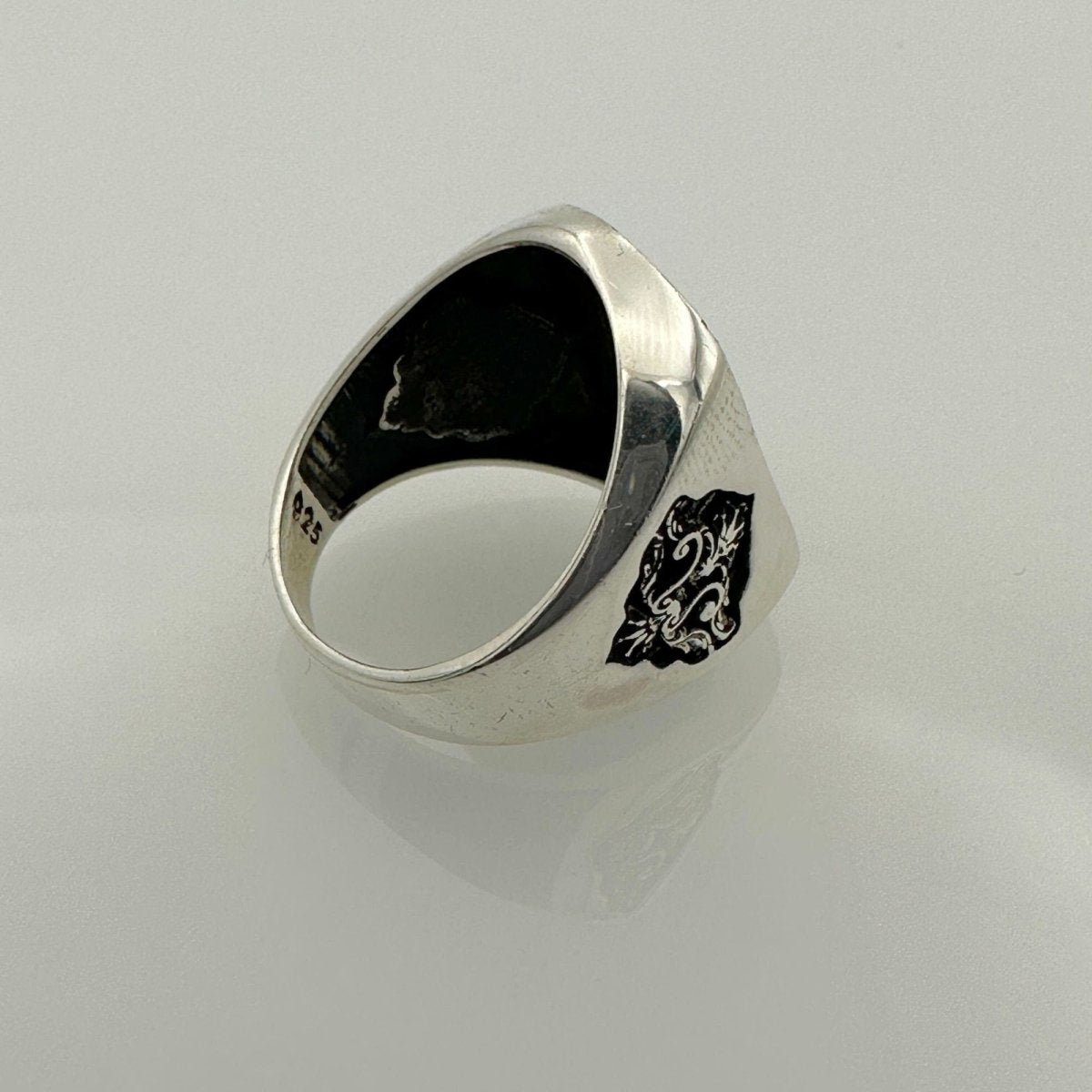 Men's Animal Horse Design Silver Ring