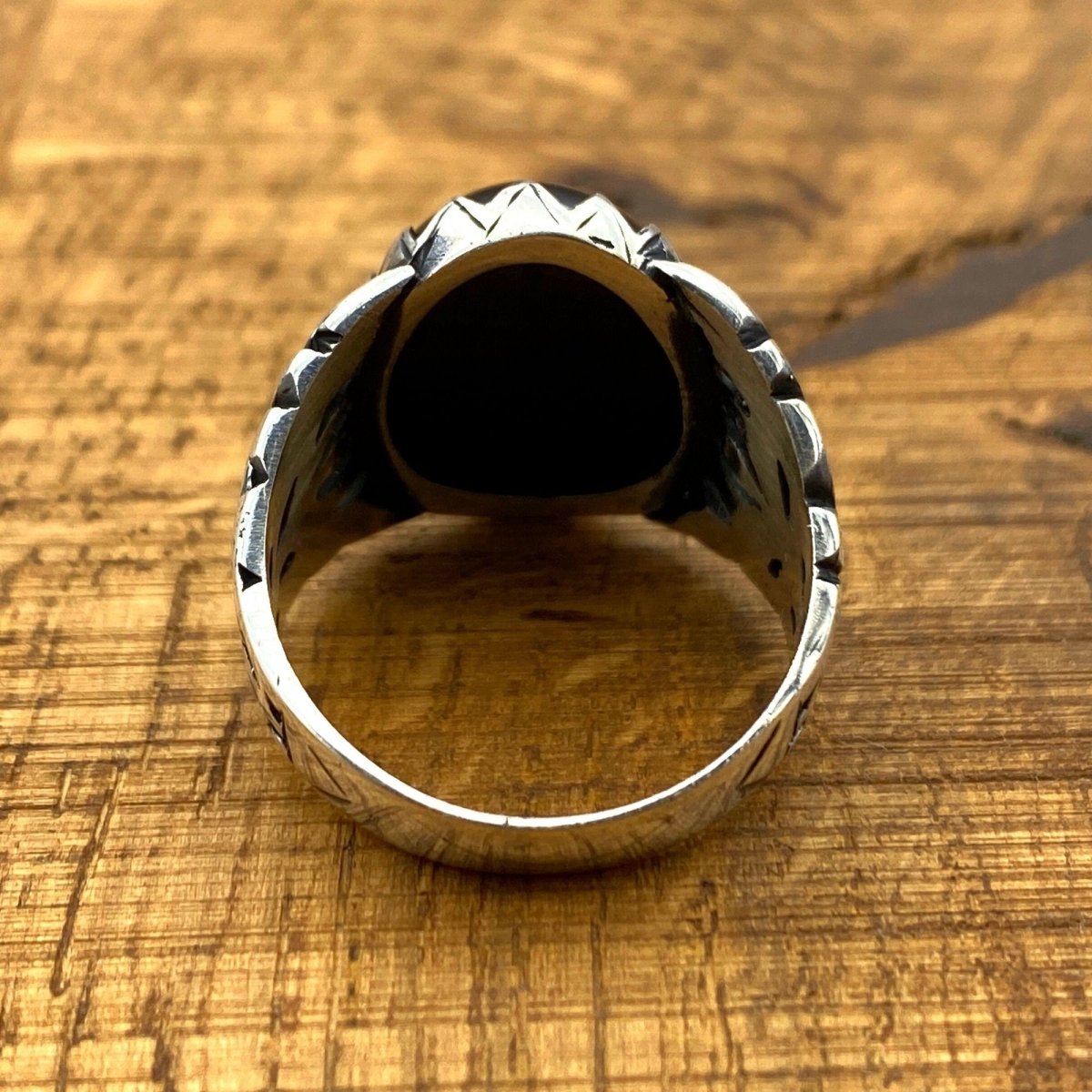 Men's Black Onyx Ring