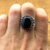 Men's Black Onyx Ring