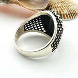 Men's Black Onyx Stone Ring