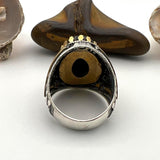 Men's Black Onyx Stone Ring