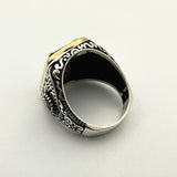 Men's Black Onyx Stone Ring