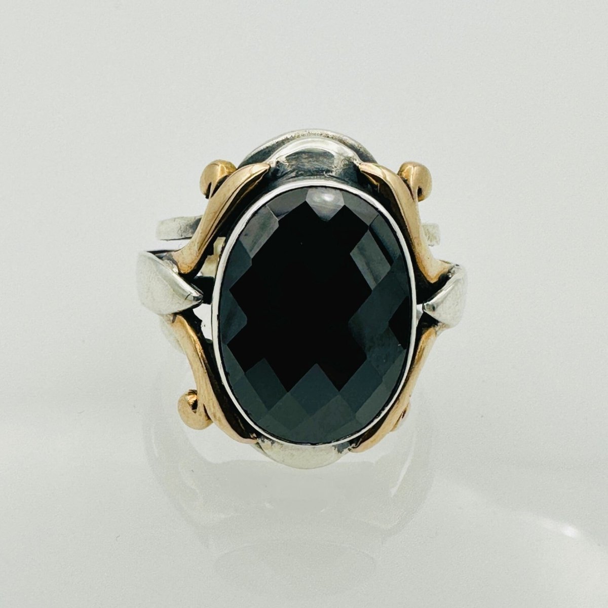 Men's Black Zircon Stone Ring