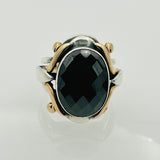 Men's Black Zircon Stone Ring