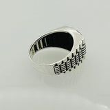 Men's Black Zircon Stone Ring