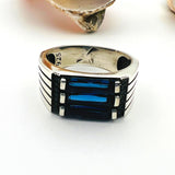 Men's Blue Sapphire Ring