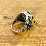 Men's Blue Sapphire Ring