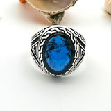 Men's Blue Sapphire Stone Ring