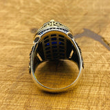 Men's Blue Zircon Ring