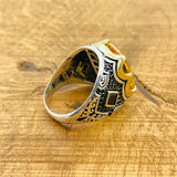 Men's Citrine Stone Ring