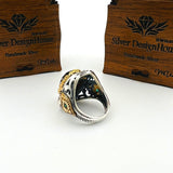 Men's Colormix Feeling Stone Silver Ring