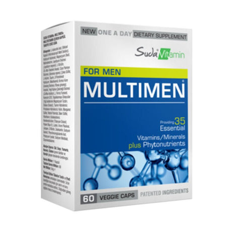 Men's Daily Multivitamin - Comprehensive Herbal & Nutrient Support Capsules - TryAladdin