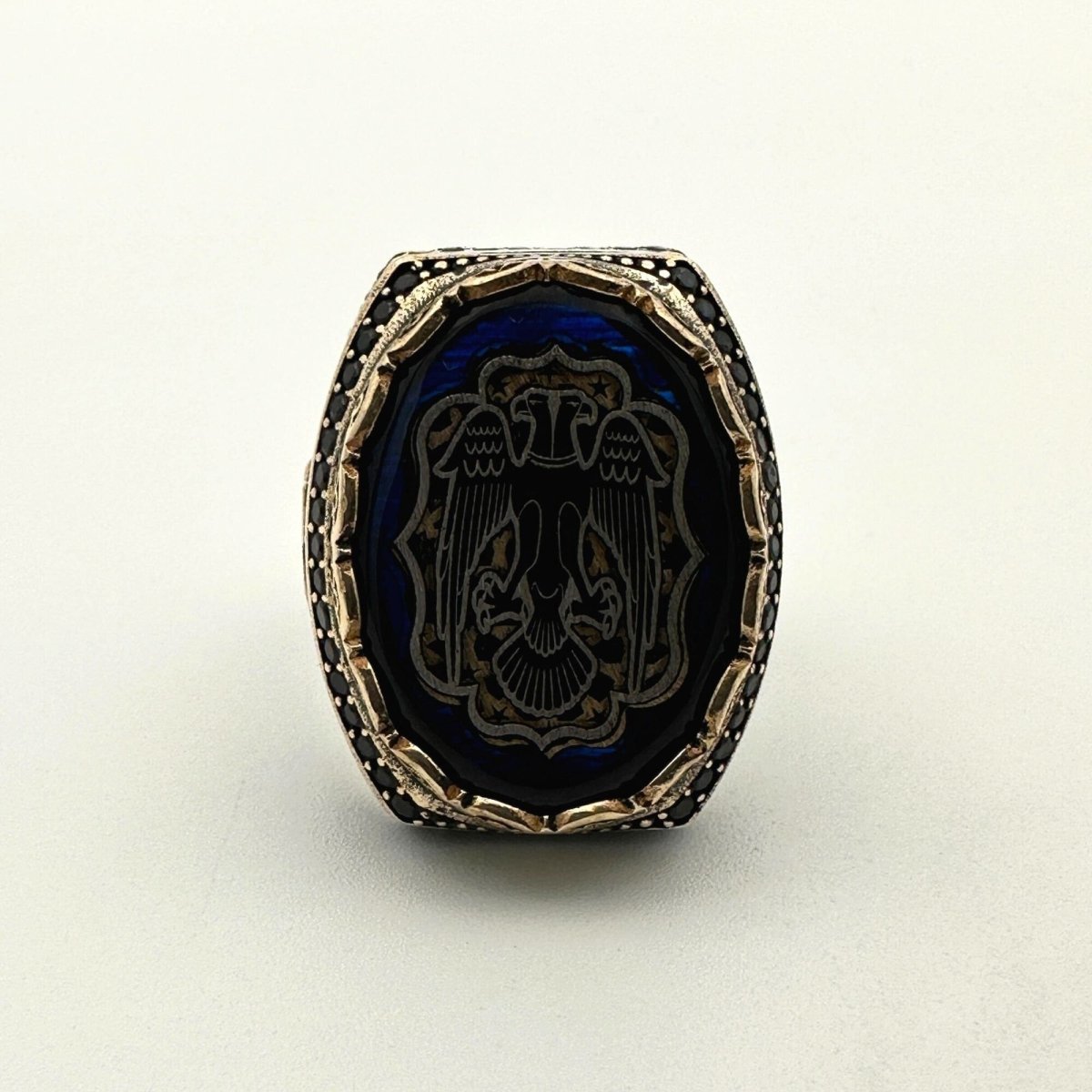 Men's Double Head Seljuk State Replica Ring