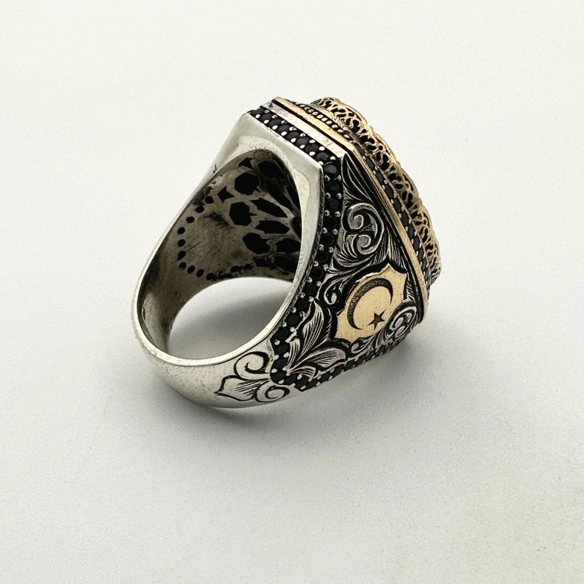 Men's Double Head Seljuk State Replica Ring