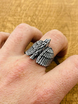 Men's Eagle Silver Ring