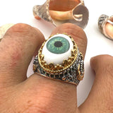 Men's Evil Eye 925 Sterling Silver Ring