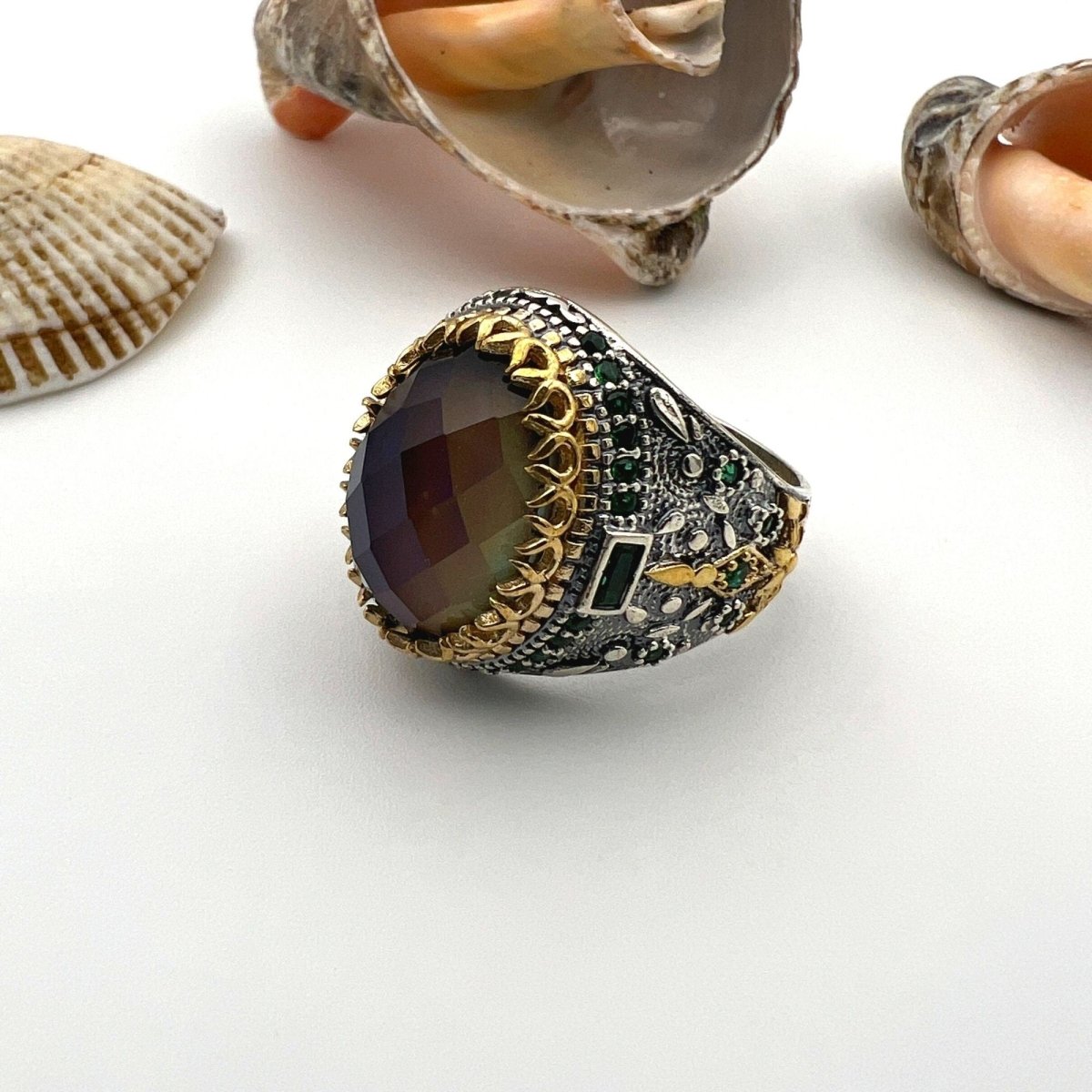 Men's Feeling Stone Ring