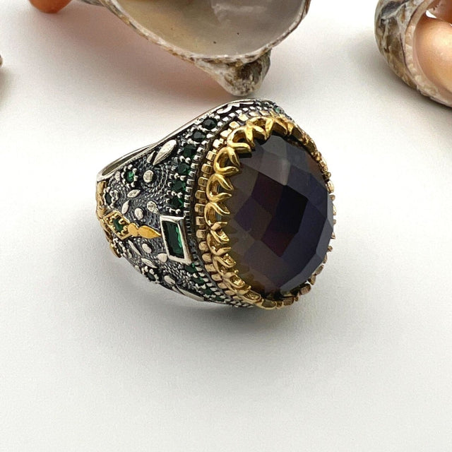 Men's Feeling Stone Ring