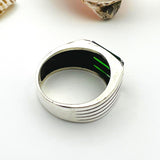 Men's Green Emerald Stone Ring