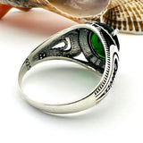 Men's Green Emerald Stone Ring