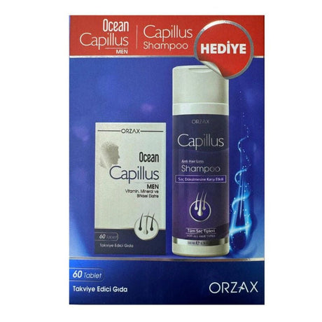 Men's Hair & Scalp Support - Herbal Vitamin Complex & Care Kit - TryAladdin