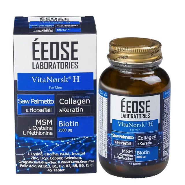 Men's Hair & Wellness Support with Saw Palmetto & Biotin Tablets - TryAladdin
