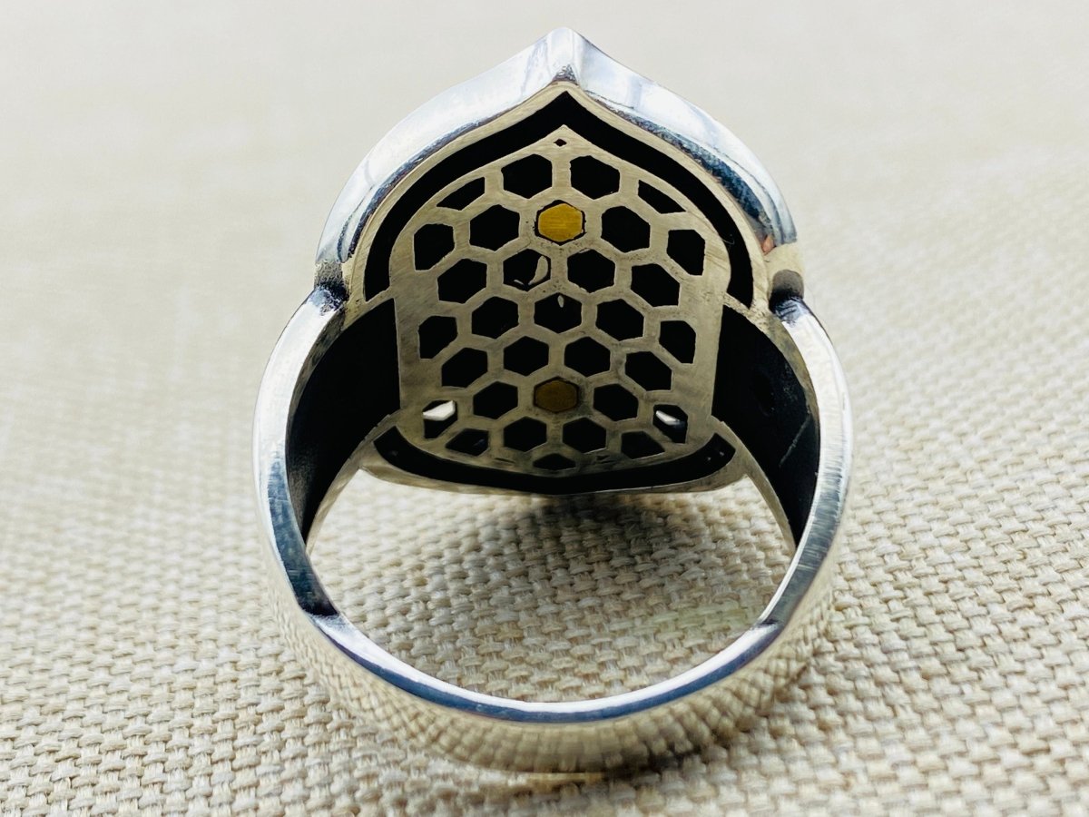 Men's Handmade 925 Sterling Silver Lion Design Ring - Unique Animal Statement Jewelry Gift for Him - TryAladdin