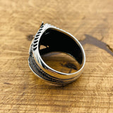 Men's Handmade Compass Ring