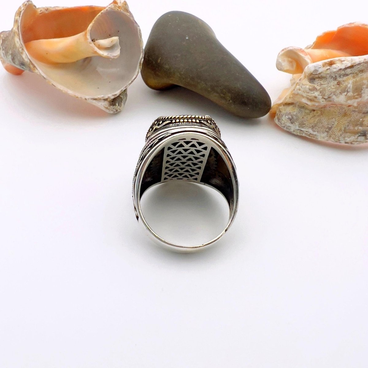 Men's Handmade Onyx Ring