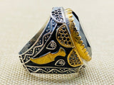 Men's Handmade Ring, Onyx