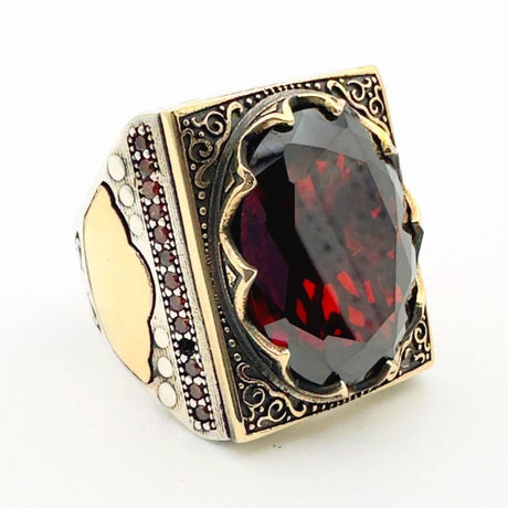 Men's Handmade Ruby Ring