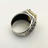 Men's Handmade Silver Modern Ring