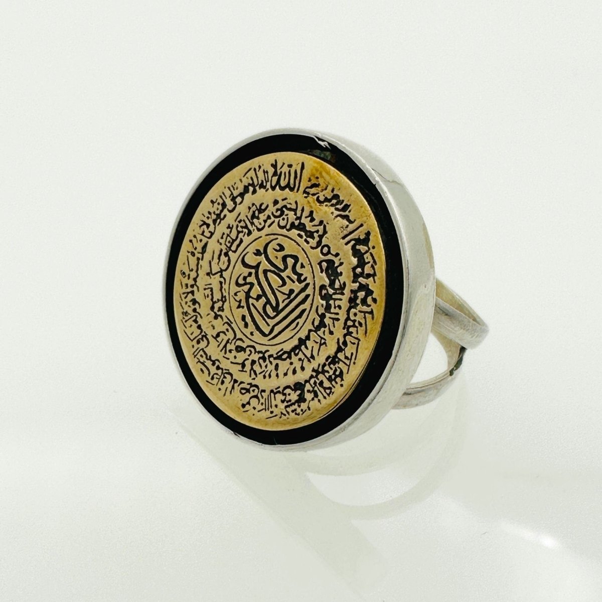 Men's Islamic Design Silver Ring