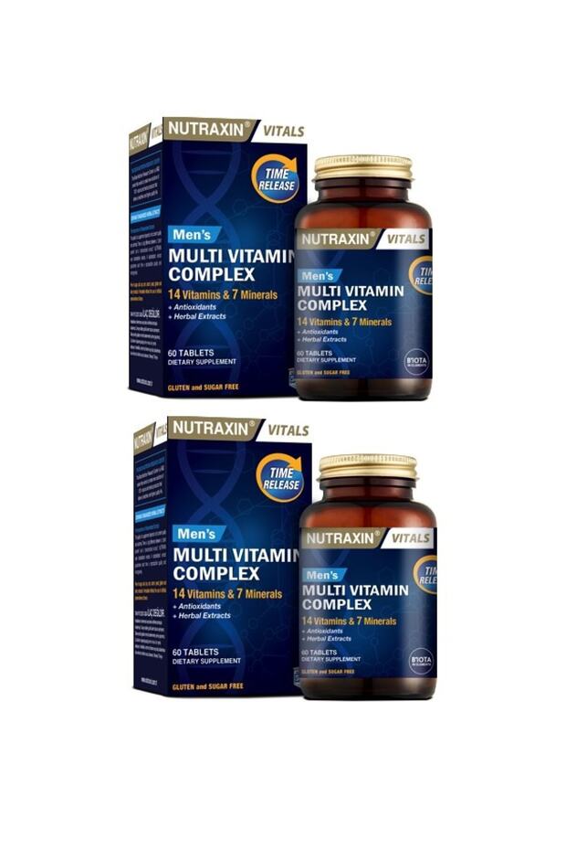 Men's Multivitamin Complex - 60 Time Release Tablets - TryAladdin