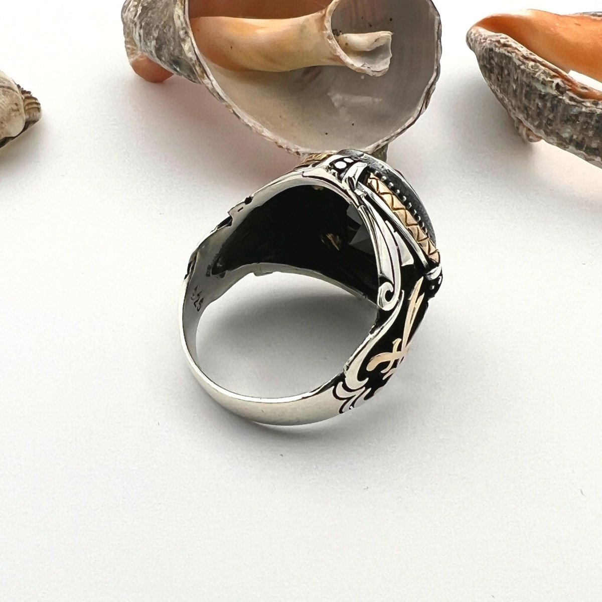 Men's Onyx Silver Ring