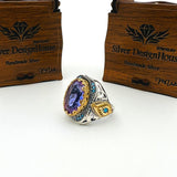 Men's Purple Amethyst Ring - TryAladdin