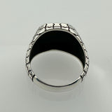 Men's Puzzle Design Silver Ring