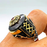 Men's Red Ruby Stone Ring