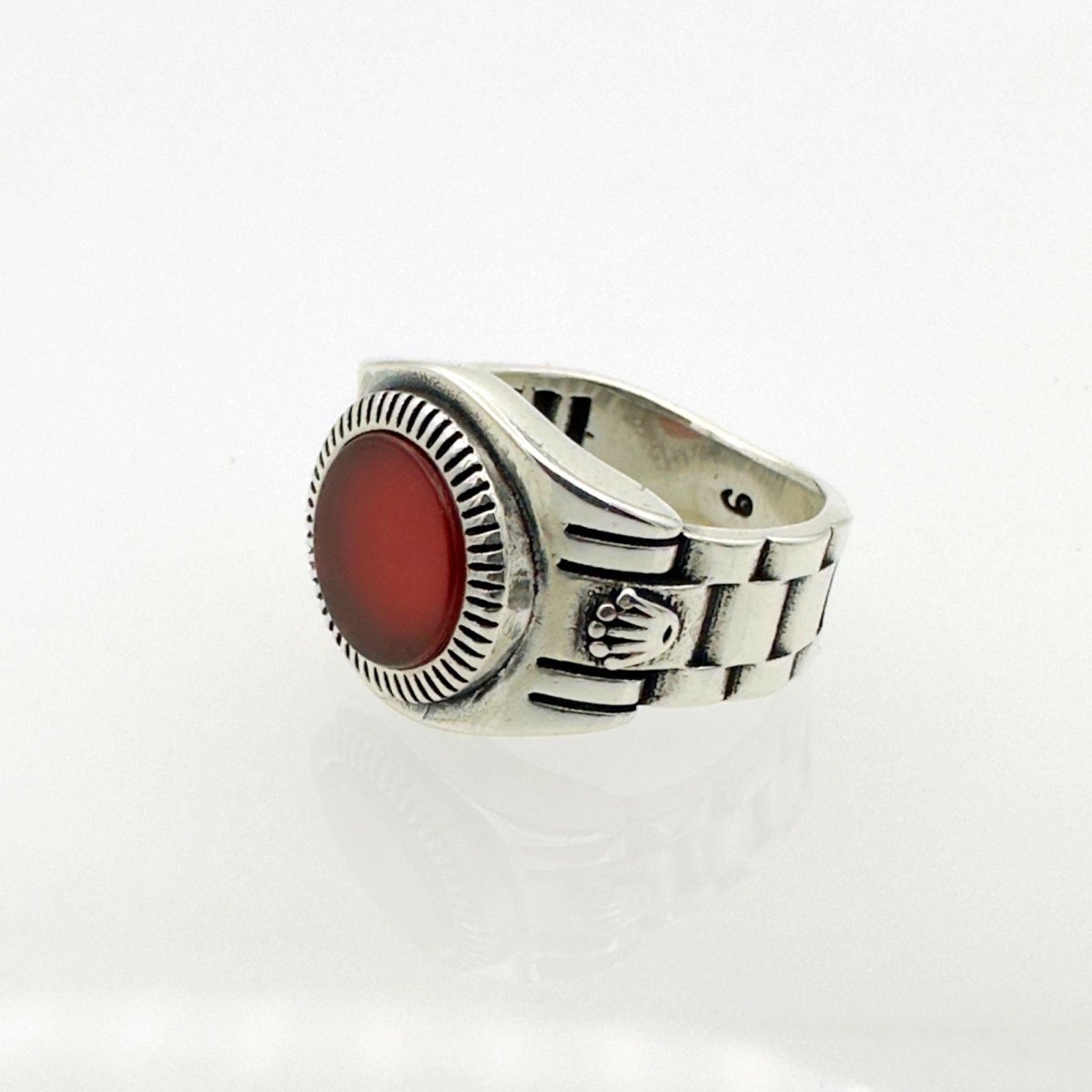 Men's Red Stone Ring