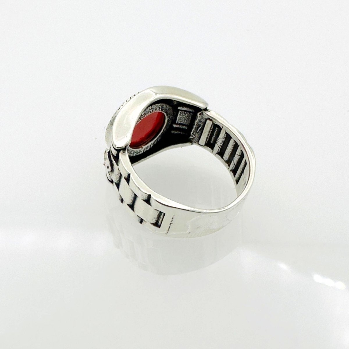 Men's Red Stone Ring