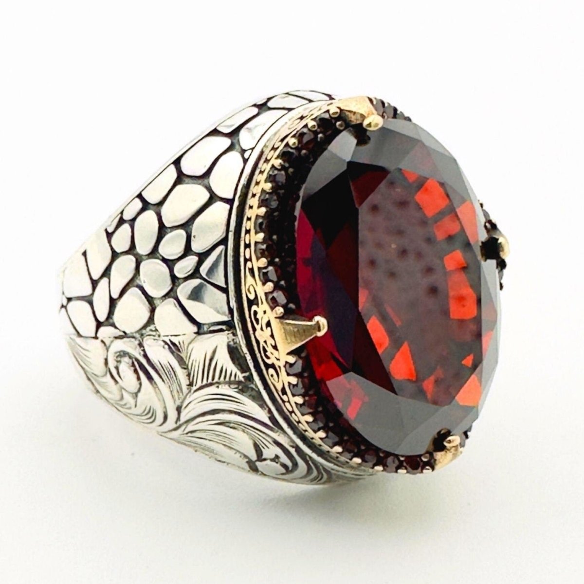 Men's Ruby Ottoman Ring - TryAladdin