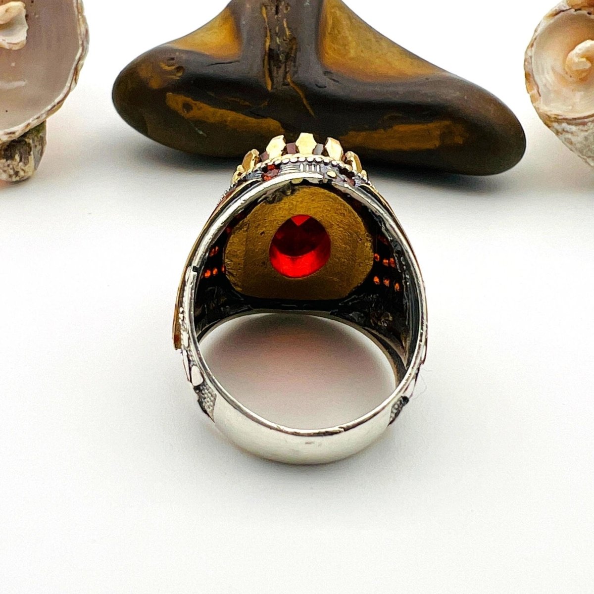 Men's Ruby Ring in Sterling Silver - TryAladdin