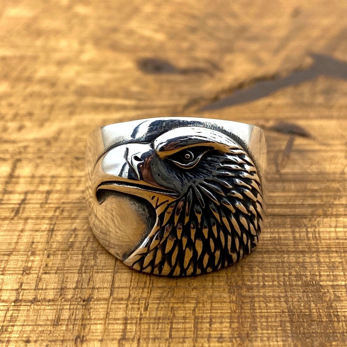 Men's Silver Eagle Ring - TryAladdin