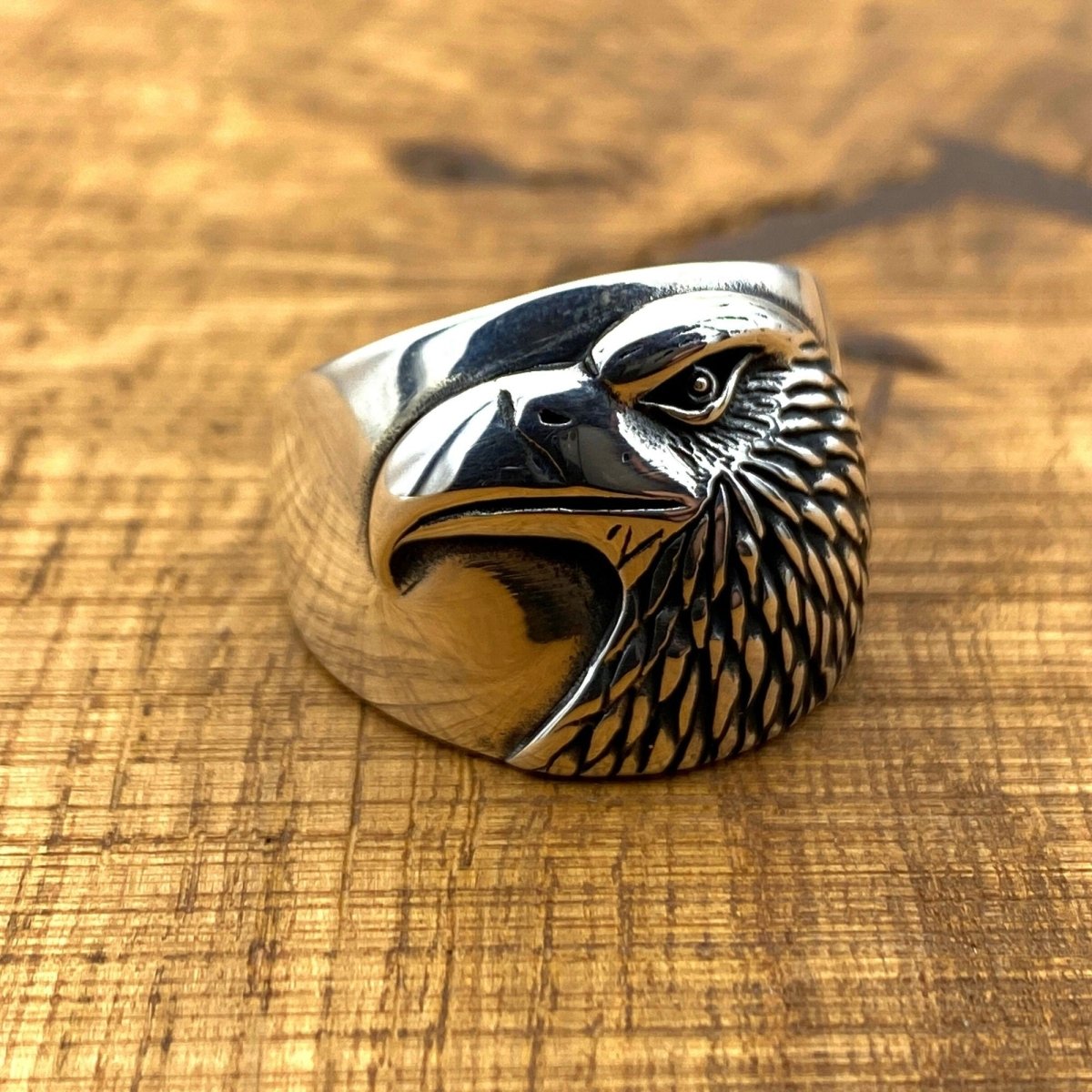 Men's Silver Eagle Ring - TryAladdin