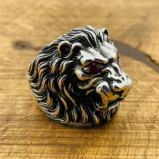 Men's Silver Lion Ring TryAladdin